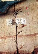 BELLINI, Giovanni Small Tree with Inscription (fragment) Norge oil painting reproduction